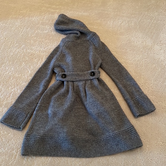 Free People wool blend sweater coat with hood - Picture 10 of 11